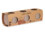 Ibergarden Set 3 Macetas Reserva Agua 9.5 cm Taupe (12.5x11x38 cm) (Set de 6)