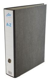 Archivador Palanca Olef Carton Jaspeado Negro Fº 75Mm