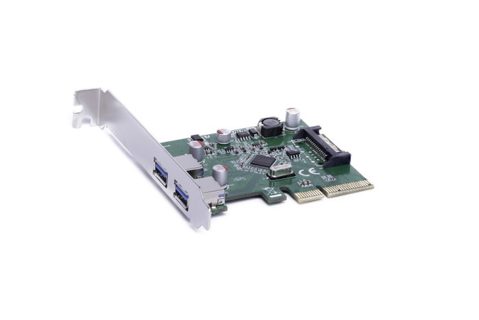 LogiLink PC0080 Tarjeta de Expansión PCIe con 2 Puertos USB-A 3.2 Gen 1