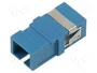 LogiLink Adaptador de Fibra SC Simplex, 12 piezas, azul, sin pestaña