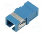 LogiLink Adaptador de Fibra SC Simplex, 12 piezas, azul, sin pestaña