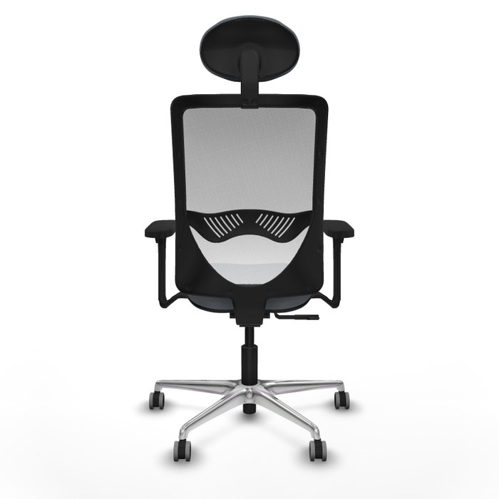 PIQUERAS Y CRESPO Silla de oficina Zulema con Mecanismo Sincro, Gris y Blanco PIQUERAS Y CRESPO Silla de oficina Zulema con Mecanismo Sincro, Gris y Blanco