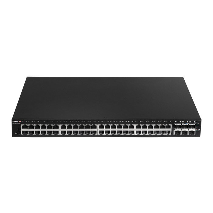 Edimax IGS-5654PLX Switch Industrial 48-Port Gigabit PoE+ Web Smart, 6 SFP+ 10GbE