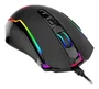 Redragon M910-KS Ranger Lite RGB Ratón Ergonómico para Gaming, Conexión USB/2.4GHz, 9 Botones, 4000 DPI, Negro