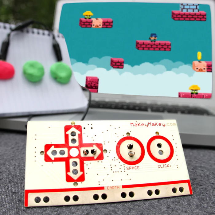 Makey Makey Kit de invención Makey Makey Classic - Placa electrónica para convertir objetos en teclados, compatible con Scratch Makey Makey Kit de invención Makey Makey Classic - Placa electrónica para convertir objetos en teclados, compatible con Scratch