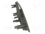ACV Bastidor de montaje de radio para Fiat Panda 2003+, 2 DIN, gris