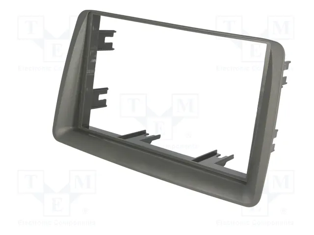 ACV Bastidor de montaje de radio para Fiat Panda 2003+, 2 DIN, gris ACV Bastidor de montaje de radio para Fiat Panda 2003+, 2 DIN, gris