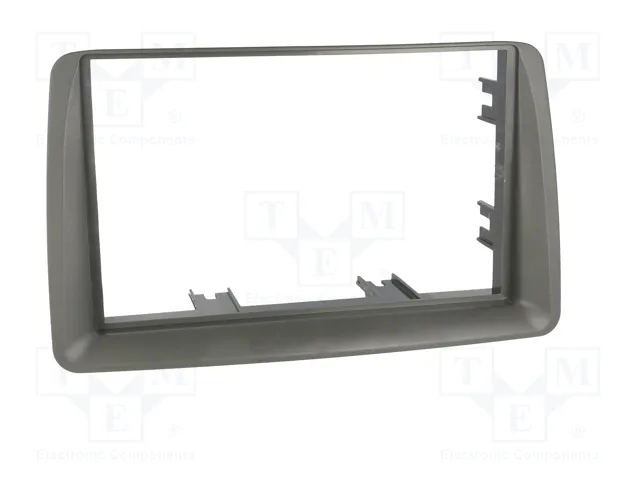 ACV Bastidor de montaje de radio para Fiat Panda 2003+, 2 DIN, gris ACV Bastidor de montaje de radio para Fiat Panda 2003+, 2 DIN, gris