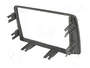 ACV Bastidor de montaje de radio para Fiat Panda 2003+, 2 DIN, gris