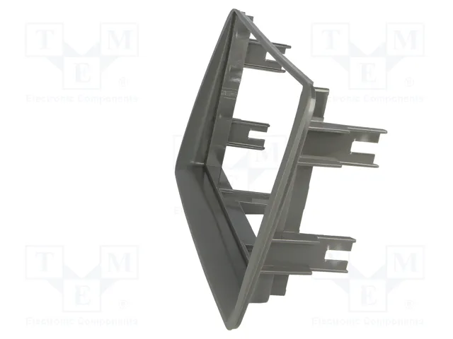 ACV Bastidor de montaje de radio para Fiat Panda 2003+, 2 DIN, gris ACV Bastidor de montaje de radio para Fiat Panda 2003+, 2 DIN, gris