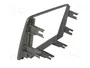 ACV Bastidor de montaje de radio para Fiat Panda 2003+, 2 DIN, gris