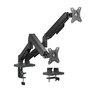 Aisens Soporte de Mesa Eco Contrapeso para 2 Monitores 17-32 pulgadas, Negro