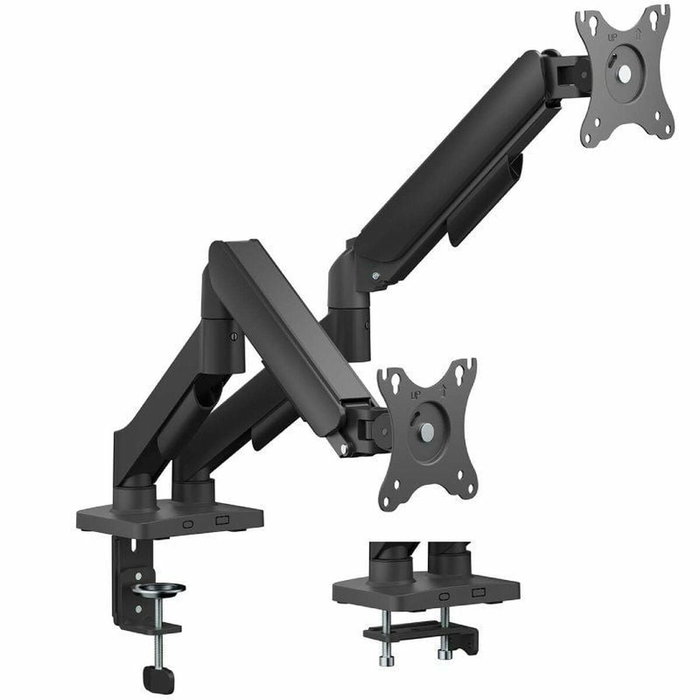 Aisens Soporte de Mesa Eco Contrapeso para 2 Monitores 17-32 pulgadas, Negro