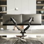 Aisens Soporte de Mesa Eco Contrapeso para 2 Monitores 17-32 pulgadas, Negro