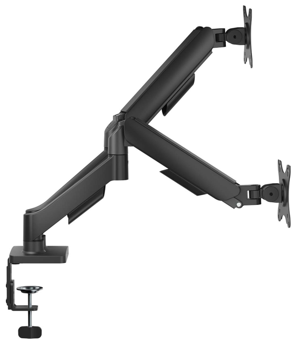 Aisens Soporte de Mesa Eco Contrapeso para 2 Monitores 17-32 pulgadas, Negro