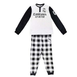Cerdá Pijama Largo Single Jersey Real Madrid XS Blanco