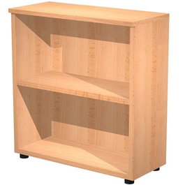 Artexport Estantería Baja Presto Abierta 1 Estante 22 mm Regulable Con Trasera Haya 80x35x72cm