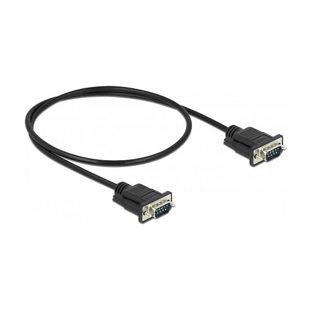 DeLOCK Cable serie RS-232 D-Sub9 macho a macho 0,5 m DeLOCK Cable serie RS-232 D-Sub9 macho a macho 0,5 m