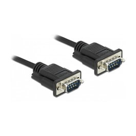 DeLOCK Cable serie RS-232 D-Sub9 macho a macho 0,5 m