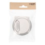 Micel Tapón pasacables TPC01 90620 Ø60 x 22 mm Plata Blister ABS