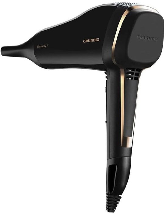 Grundig Ionic Silence Dry - Secador de Pelo Ionic - Secador Iónico Profesional Silencioso para un Secado Rápido y Suave