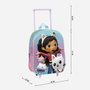 Cerdá Mochila Infantil Trolley 3D La Casa de Muñecas de Gabby Pink