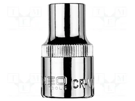 NEO TOOLS Vaso HEX 10mm de 6 ángulos, 1/2 polgada