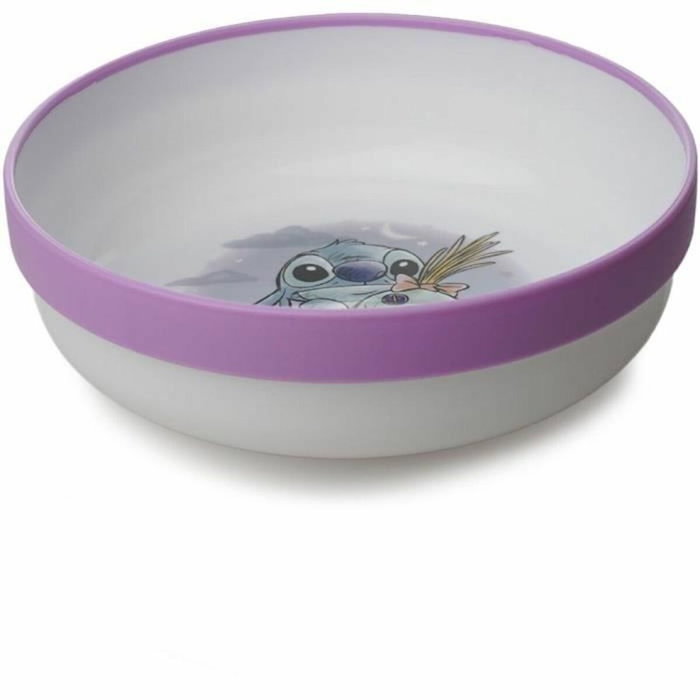 Disney Baby Set de Comida de 3 Piezas de Lilo y Stitch: Taza, Tazón y Plato Antideslizante