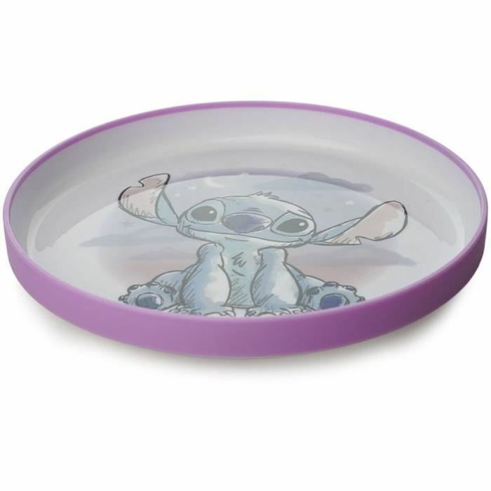 Disney Baby Set de Comida de 3 Piezas de Lilo y Stitch: Taza, Tazón y Plato Antideslizante