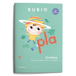 Cuaderno Rubio A4 Escritura Letra De Imprenta (+6 Años)