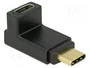 DeLOCK 65914 Adaptador USB Type-C 10 Gbps Angulado Negro