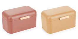 DKD Home Decor Panera Colección Chinalight 22, Estilo Vintage, Metal y Bambú, Terracota y Amarillo, 20.7 x 15 x 30.5 cm (2 Unidades)