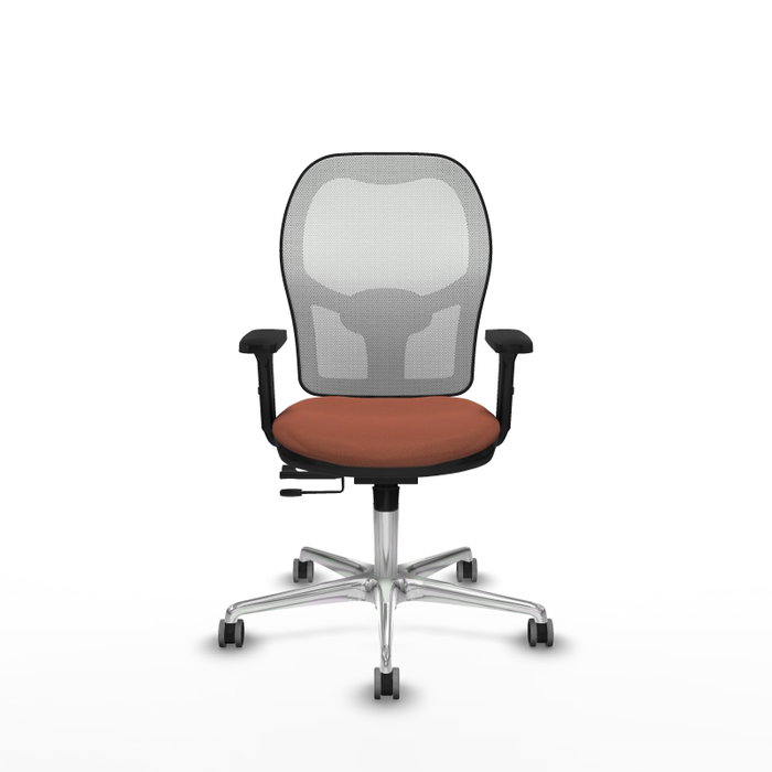 PIQUERAS Y CRESPO Silla de oficina Jorquera Marrón y Blanco PIQUERAS Y CRESPO Silla de oficina Jorquera Marrón y Blanco