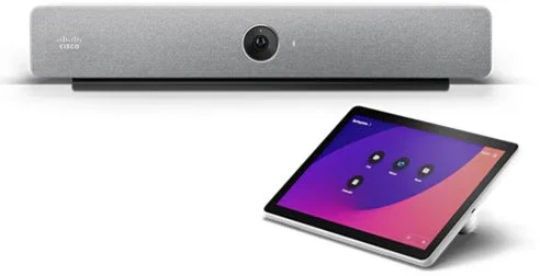 Cisco Webex Room Bar - Sistema de Videoconferencia de Grupo, Cámara 4K Ultra HD 12 MP, Zoom 5x, CMOS, Conectividad HDMI/USB/Ethernet, Color Gris