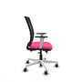 PIQUERAS Y CRESPO Silla de oficina Haches Rosa y Negro