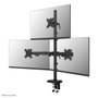 Neomounts Soporte de mesa triple para pantallas de 10-32''