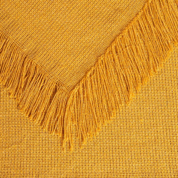 Colcha Ocre Algodón Textil/Hogar 200 X 260 cm Colcha Ocre Algodón Textil/Hogar 200 X 260 cm