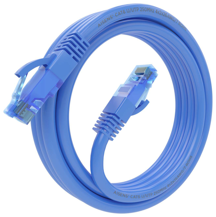 Aisens Cable de Red RJ45 Cat.6 UTP AWG26 CCA Azul 2m Aisens Cable de Red RJ45 Cat.6 UTP AWG26 CCA Azul 2m