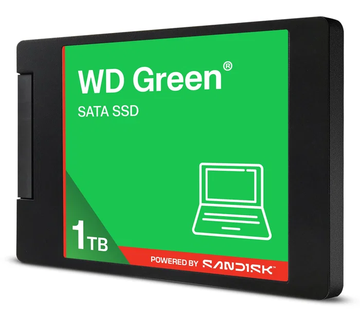 Western Digital Green WDS100T5G0A 1 TB 2.5 pouces SSD Western Digital Green WDS100T5G0A 1 TB 2.5 pouces SSD