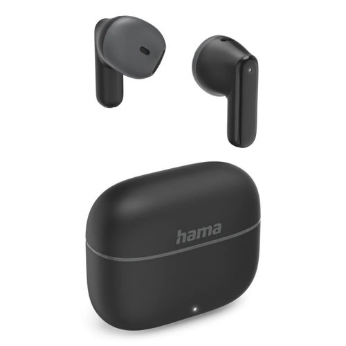 HAMA Freedom Light II Auriculares True Wireless Bluetooth 5.3 con Micrófono, Carga Tipo-C, Hasta 20h Autonomía, Control Táctil, Negro HAMA Freedom Light II Auriculares True Wireless Bluetooth 5.3 con Micrófono, Carga Tipo-C, Hasta 20h Autonomía, Control Táctil, Negro