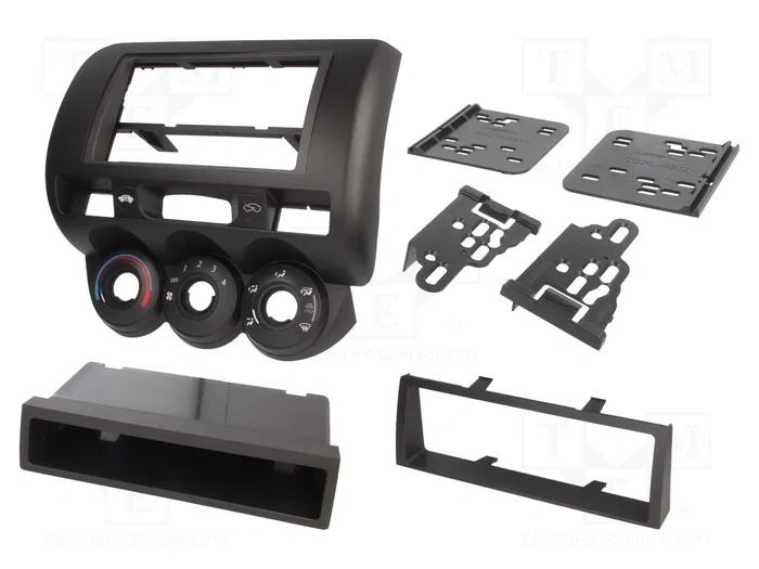 ACV Bastidor de montaje de radio 2 DIN para Honda Fit 2006-2007, Negro ACV Bastidor de montaje de radio 2 DIN para Honda Fit 2006-2007, Negro