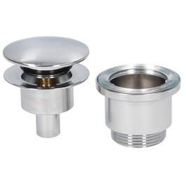 GSC Evolution Válvula de desagüe para lavabo clic-clac tapón Ø63,5mm Cromo