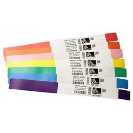 Zebra Z-Band Splash Etiquetas Autoadhesivas Verde 1 x 10 Pulgadas