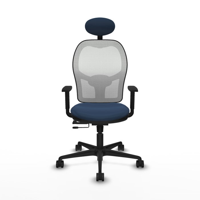 PIQUERAS Y CRESPO Silla de oficina Jorquera Azul Marino y Blanco PIQUERAS Y CRESPO Silla de oficina Jorquera Azul Marino y Blanco