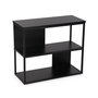 Versa Estantería de Metal Negro 70x60 cm - 30x60x70 cm
