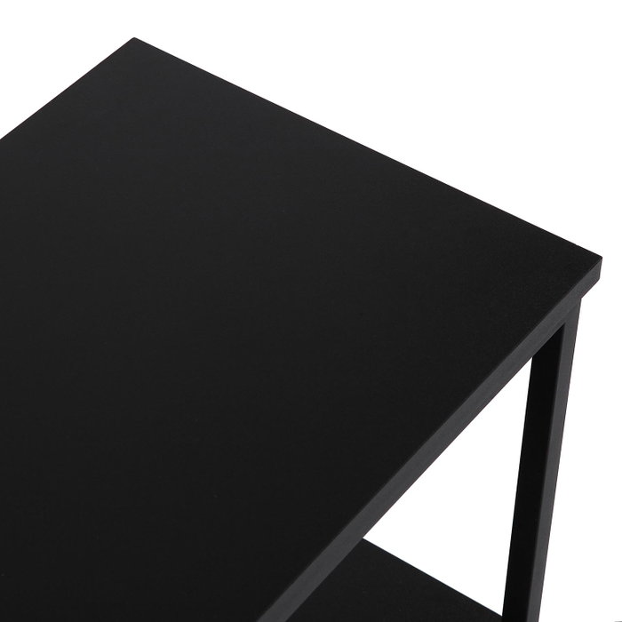Versa Estantería de Metal Negro 70x60 cm - 30x60x70 cm