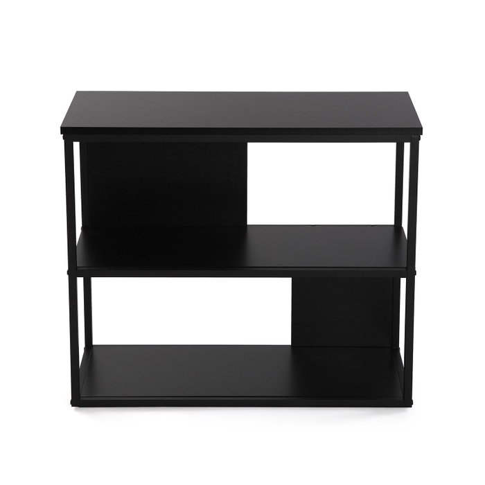 Versa Estantería de Metal Negro 70x60 cm - 30x60x70 cm