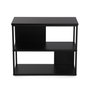 Versa Estantería de Metal Negro 70x60 cm - 30x60x70 cm