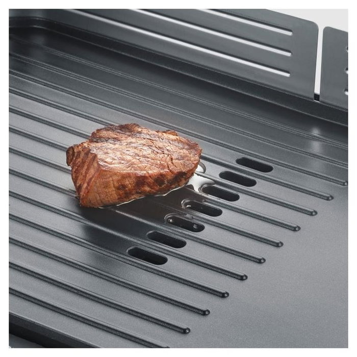 Severin Plancha Eléctrica Grill con Placa Antiadherente Extraíble Negro