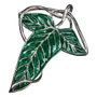 Weta Workshop El Señor de los Anillos Réplica 1/1 Broche & Collar Hoja élfica (Plata de ley)